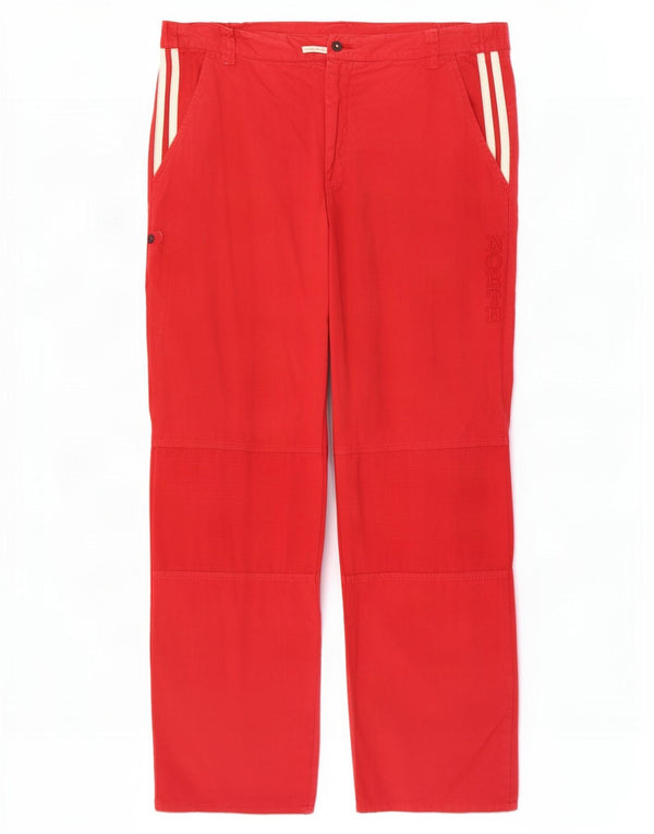 North Sails Pantalón chino recto para hombre IT 52 XL W36 L33 Algodón rojo