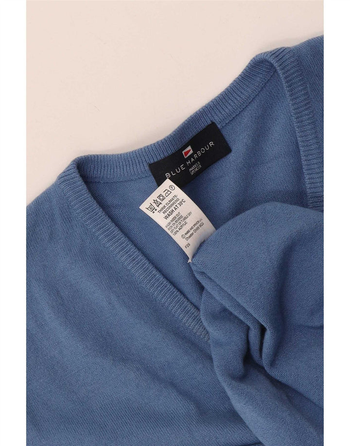 Marks & Spencer - Camiseta sin mangas para hombre, color azul, acrílico, tamaño grande