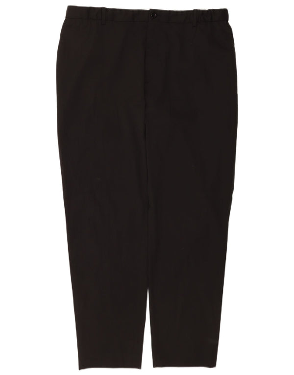 Calvin Klein Pantalones chinos cónicos para hombre W36 L30 Poliéster negro