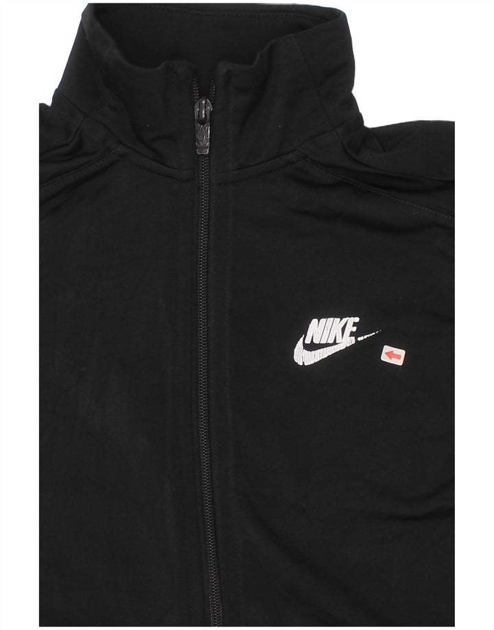 Nike Chaqueta de chándal para niños 10-11 años Mediana Negro Poliéster