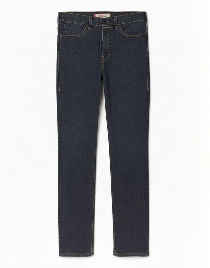Levi's Hombre 519 Slim Jeans W34 L34 Algodón Azul