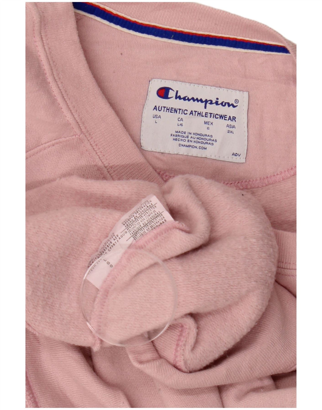 CHAMPION Sudadera gráfica para mujer Jumper UK 40 Grande Poliéster rosa