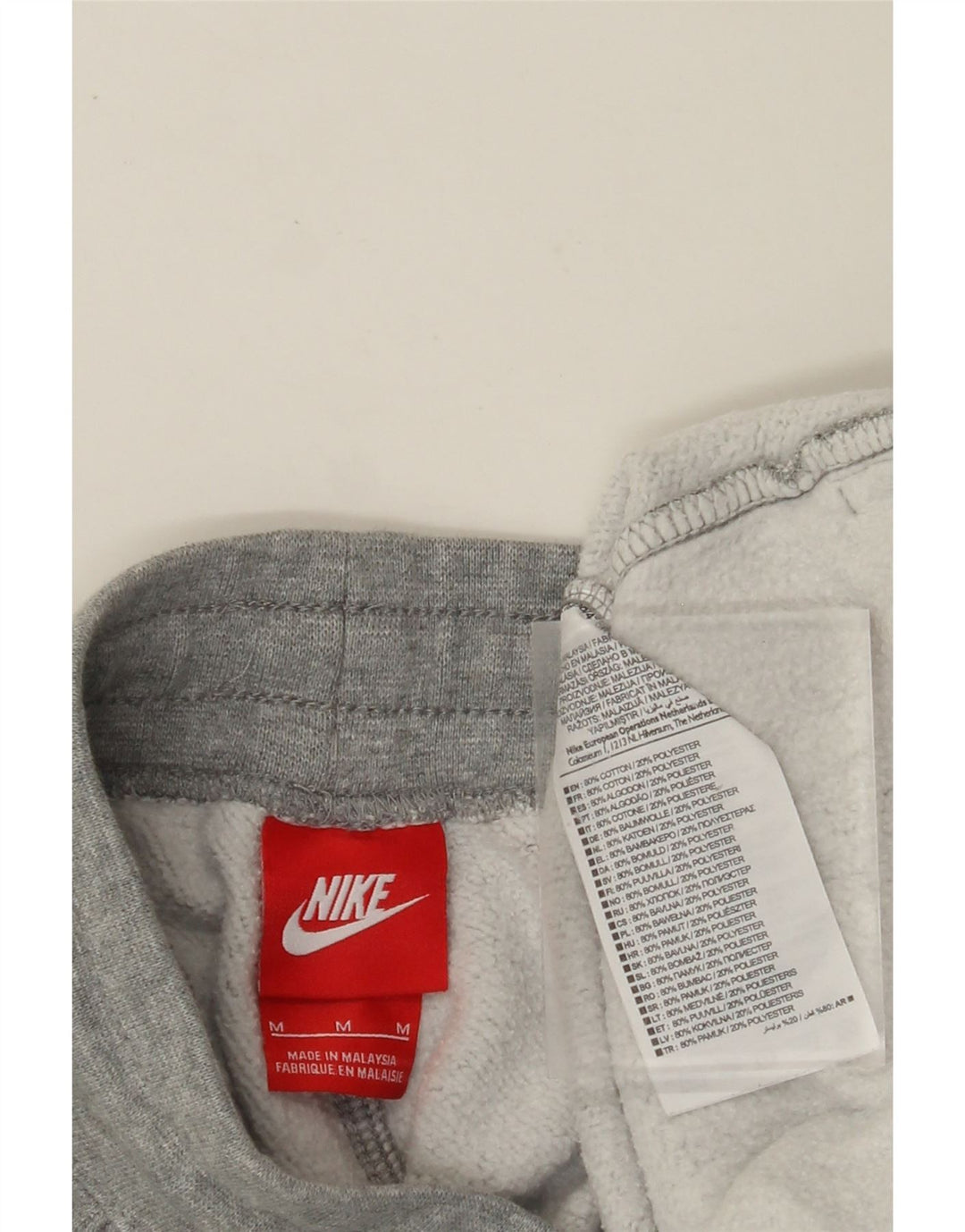 NIKE Pantalones de chándal gráficos para mujer Joggers UK 44 Algodón gris medio