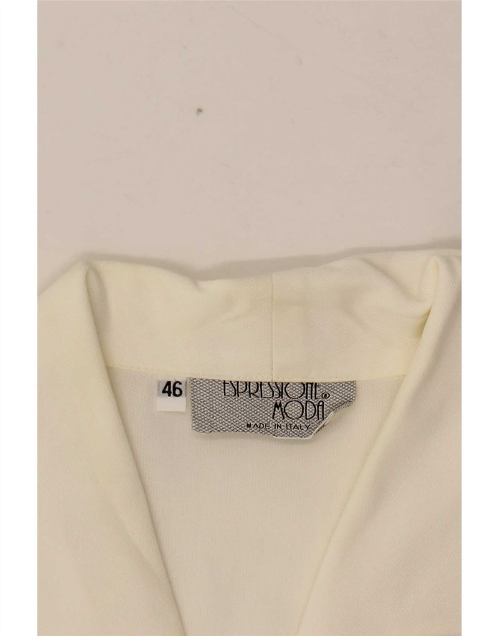 Vintage mujer camisa Reino Unido 16 grande blanco