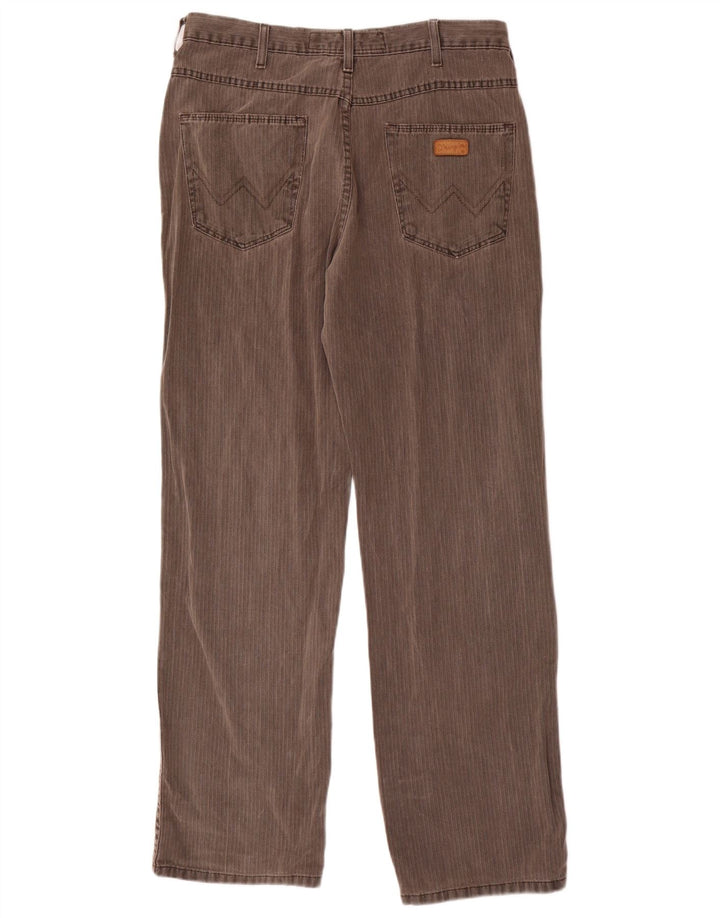 WRANGLER Pantalones casuales rectos Benton para hombre W32 L32 Algodón gris
