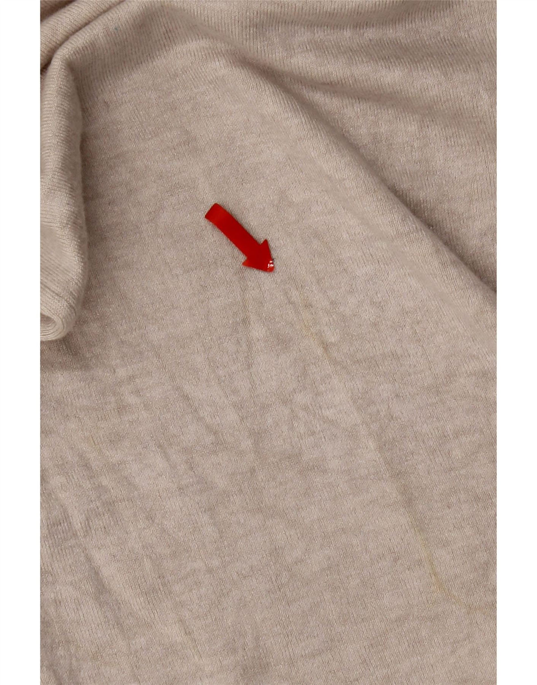 Zara Mujer Cárdigan Suéter UK 44 Grande Viscosa Beige