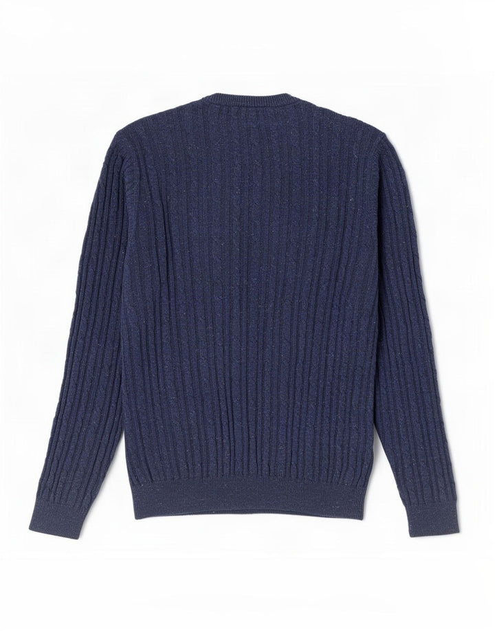 Jack Wills Jersey De Cuello Redondo Para Hombre Jersey De Algodón Azul Marino Mediano