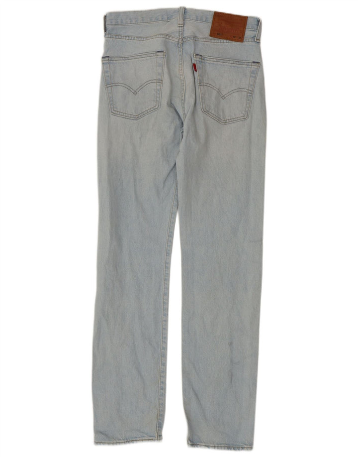 LEVI'S Jeans rectos 501 para hombre W28 L32 Algodón azul