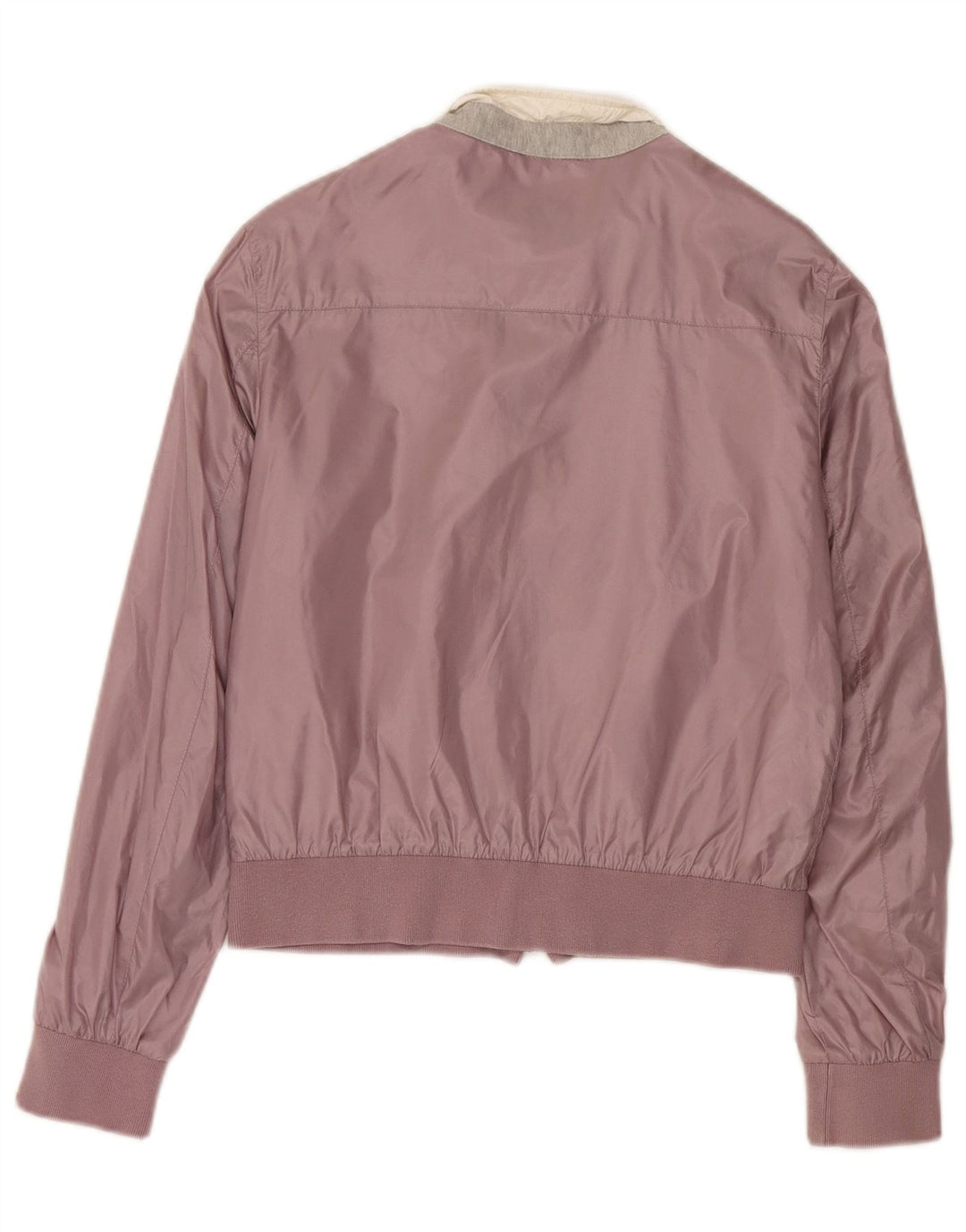 Fay Chaqueta Bomber para Mujer UK 44 Grande Púrpura Colorblock Poliamida