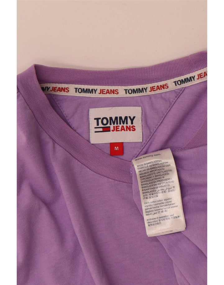 Camiseta Tommy Hilfiger Hombre Top Medium Morado Algodón