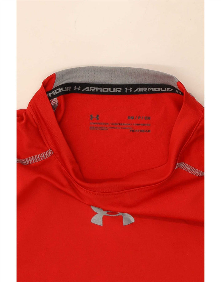 Under Armour Camiseta de compresión para hombre Top Small Red