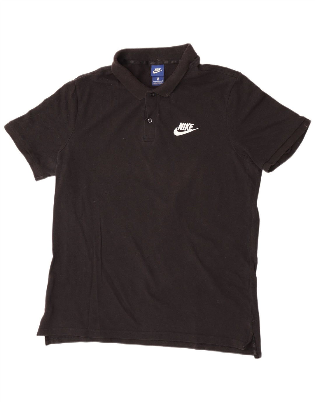 Nike Polo Hombre 2XL Algodón Negro