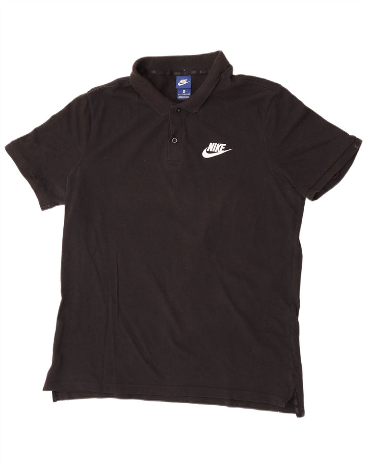 Nike Polo Hombre 2XL Algodón Negro