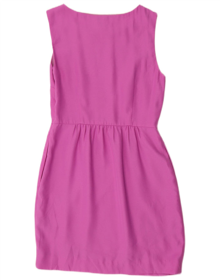 J. Crew Vestido sin mangas para mujer US 2 XS Púrpura Poliéster