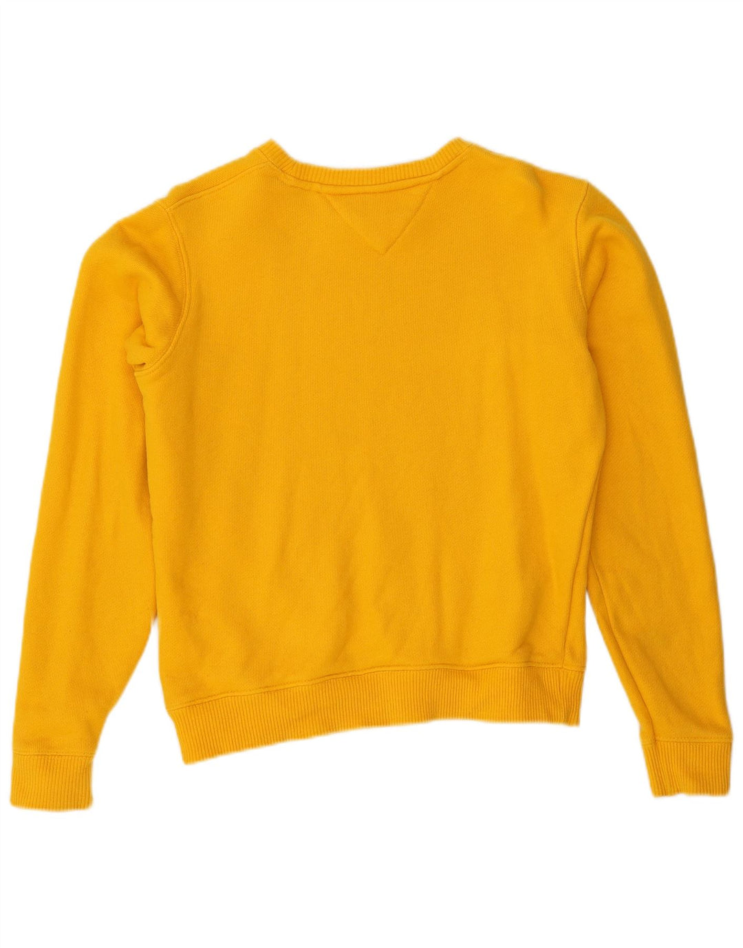 TOMMY HILFIGER Sudadera extragrande para mujer UK 10 Small Yellow