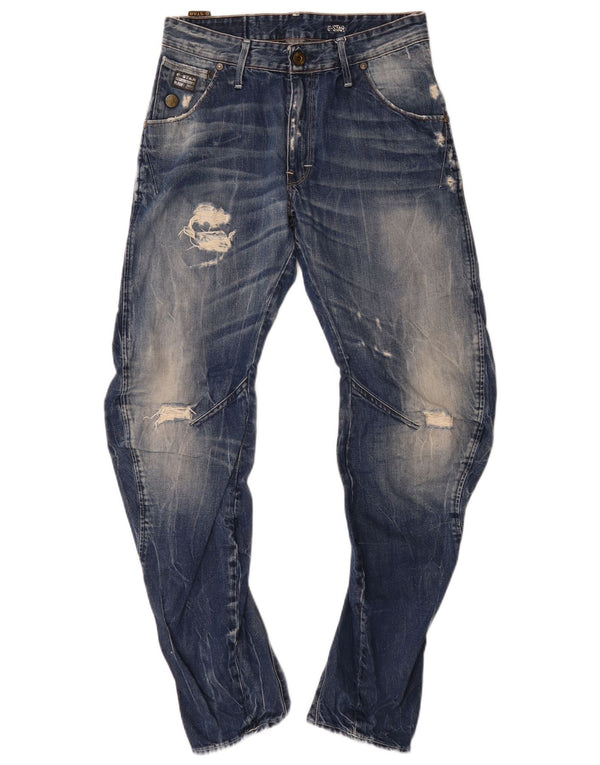 G-Star Vaqueros cónicos de corte holgado y desgastados con arco para hombre W30 L32 Algodón azul