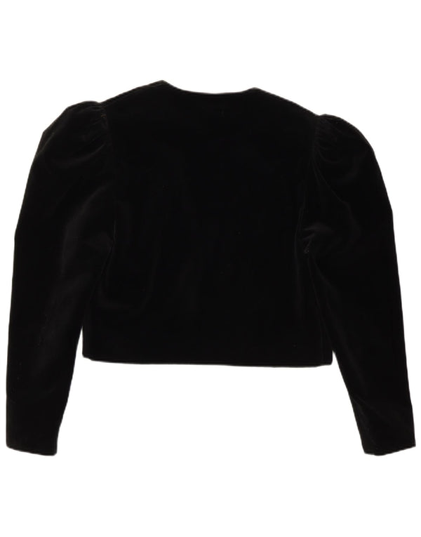 Dorette Chaqueta Bolero de Terciopelo para Mujer EU 34 XS Algodón Negro