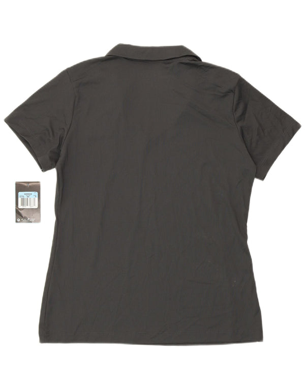 Nike Polo Dri Fit para mujer UK 44 Poliéster gris medio