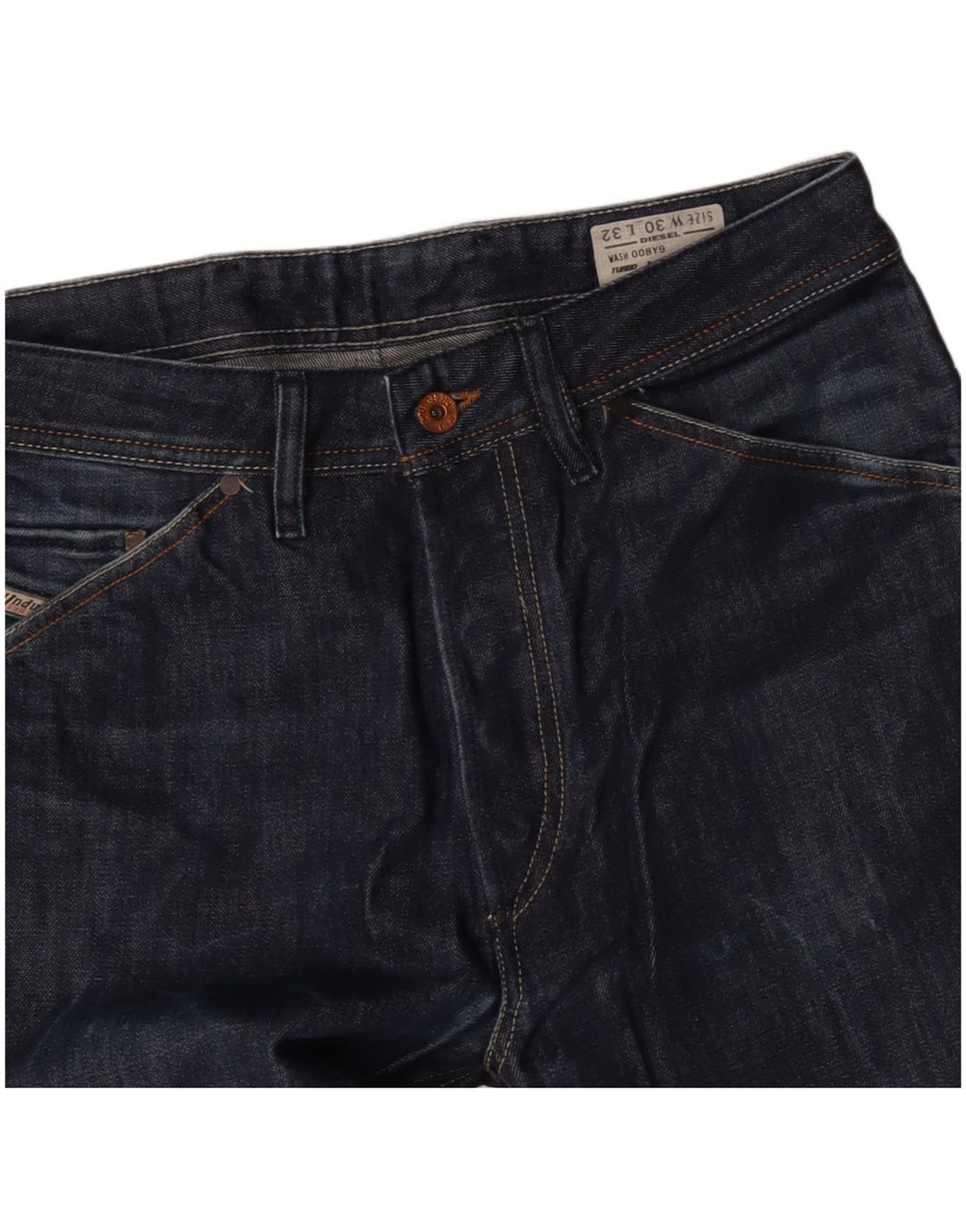 DIESEL Vaqueros Slim Hombre W30 L32 Azul Marino Algodón