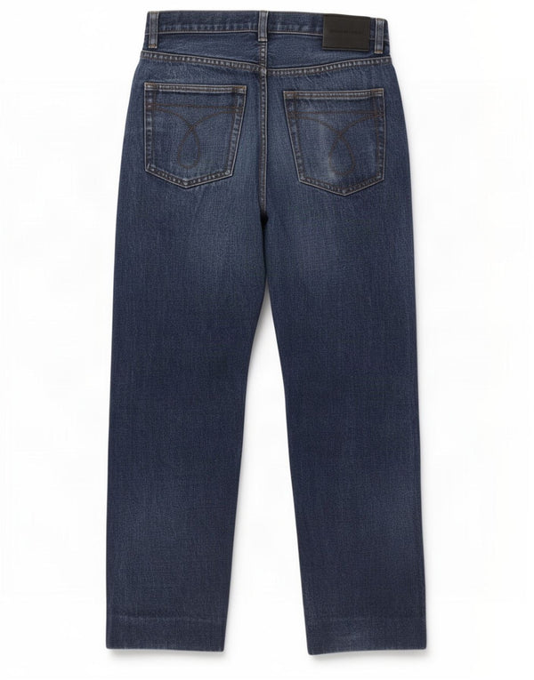 Calvin Klein Jeans rectos para hombre W33 L28 Algodón azul