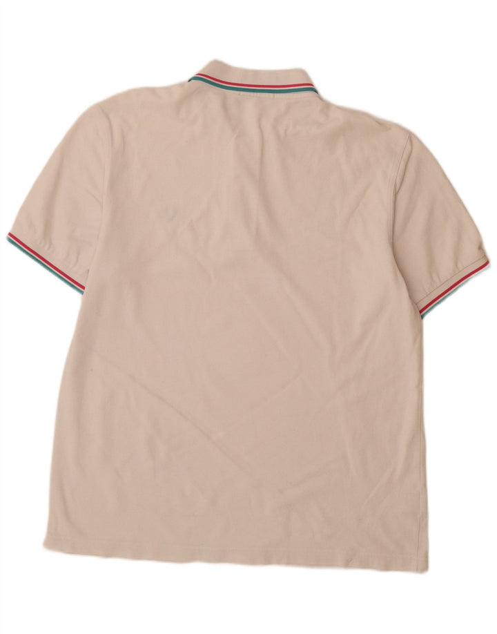 Fred Perry Polo Hombre XL Algodón A Rayas Blanco
