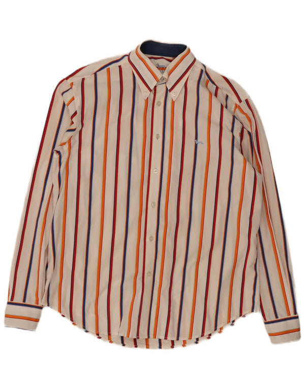 Camisa Harmont & Blaine Hombre XL Blanco Rayas
