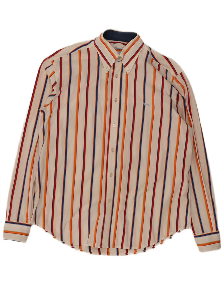 Camisa Harmont & Blaine Hombre XL Blanco Rayas