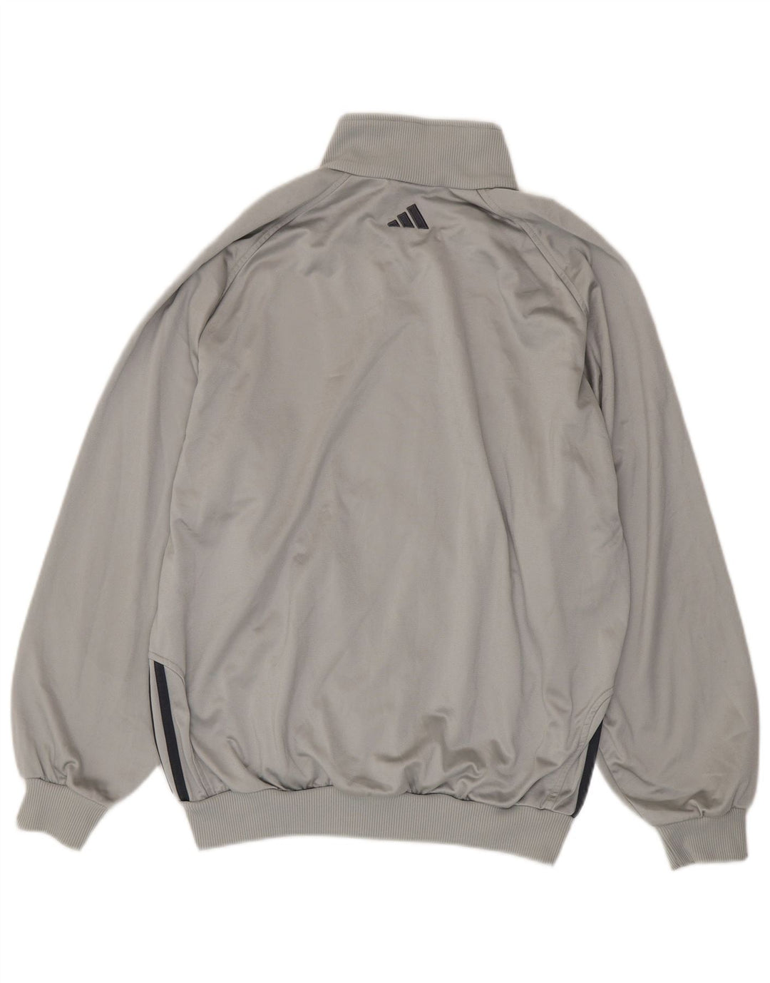 Adidas Chaqueta de chándal holgada para hombre UK 40/42 Poliéster gris medio