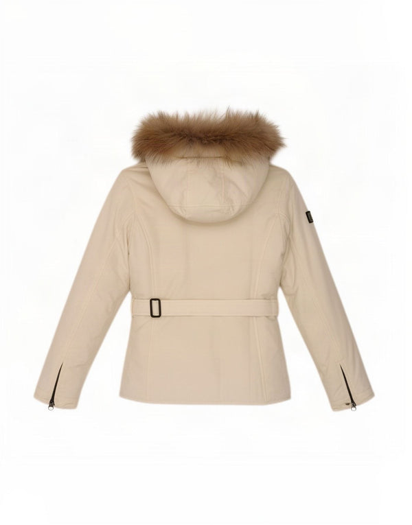 Refrigiwear Chaqueta impermeable con capucha para mujer UK 10 Small White