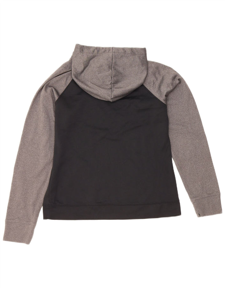 Under Armour Jersey con capucha para mujer UK 44 Mediano Negro Colorblock Poliéster
