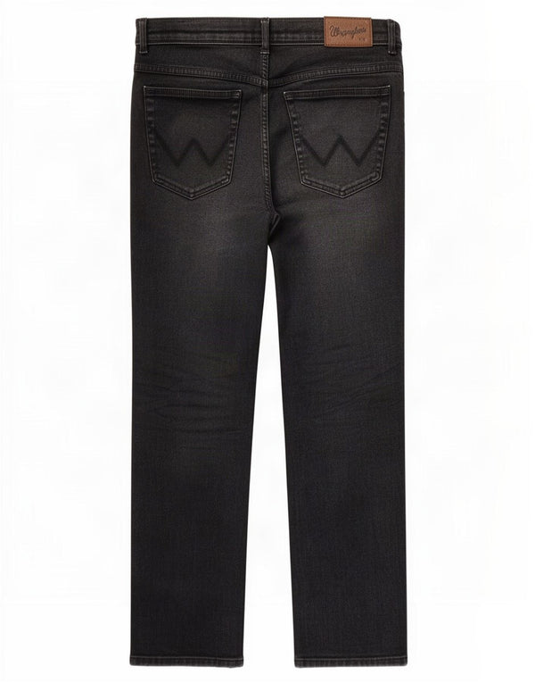 Wrangler Vaqueros rectos Texas para hombre W34 L32 Algodón negro