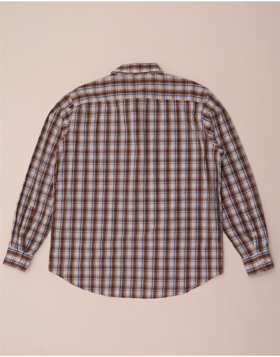 CARRERA Camisa Regular Fit Hombre XL Cuadros Marrón