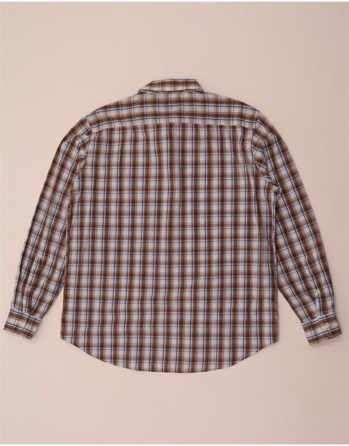 CARRERA Camisa Regular Fit Hombre XL Cuadros Marrón