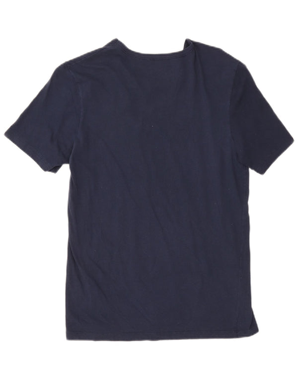 Hugo Boss Hombre Camiseta Top Small Azul Marino Algodón