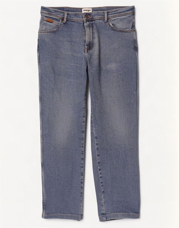 Vaqueros Wrangler Hombre Rectos W36 L32 Algodón Azul