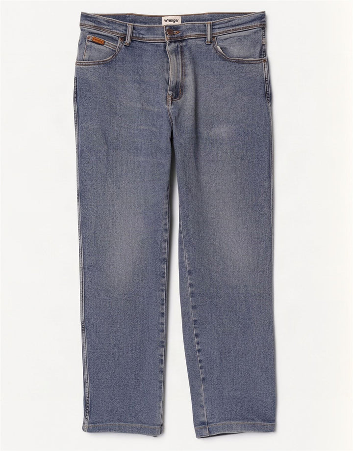 Vaqueros Wrangler Hombre Rectos W36 L32 Algodón Azul
