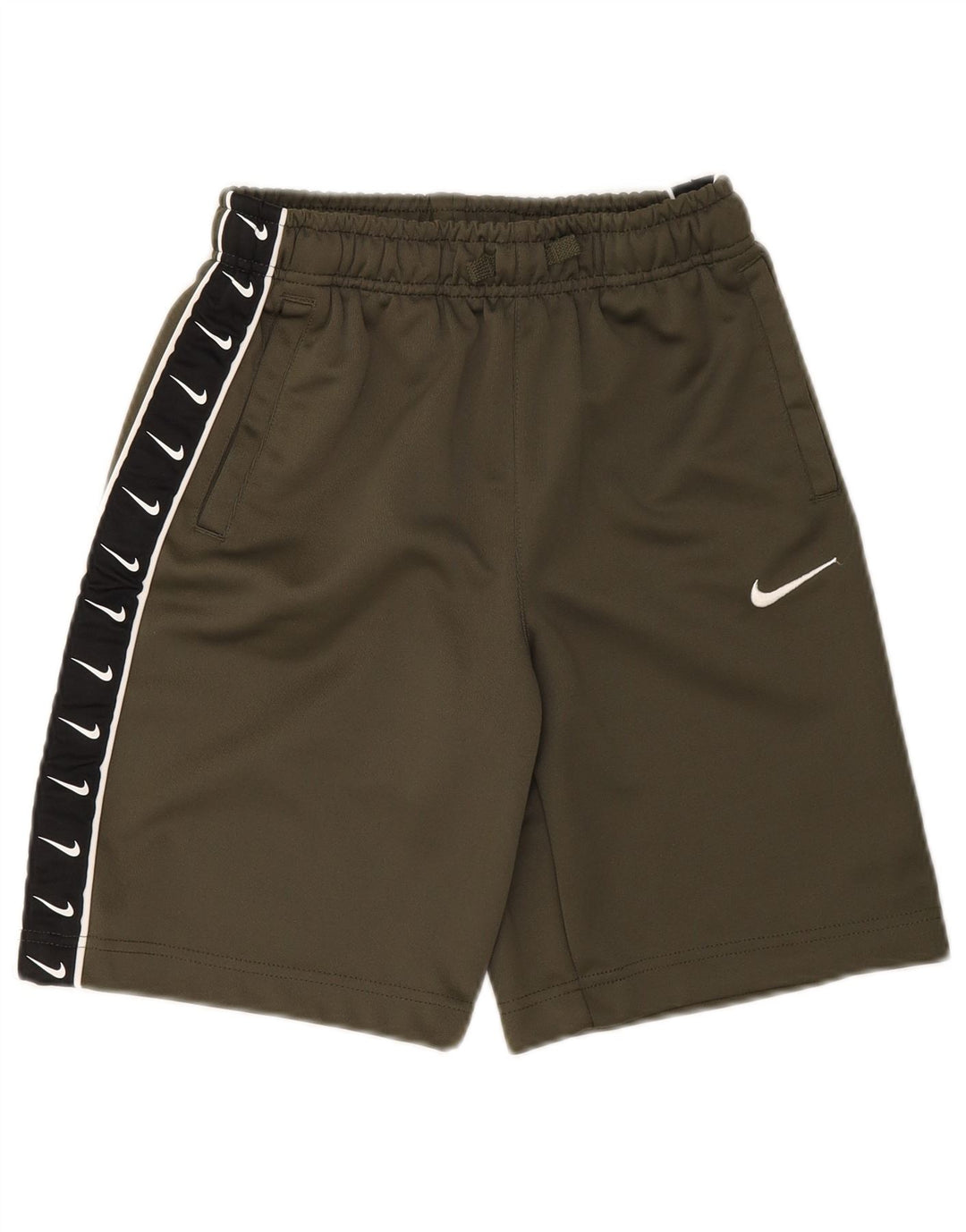Nike Pantalones cortos deportivos gráficos para niños 12-13 años Grande Caqui Poliéster
