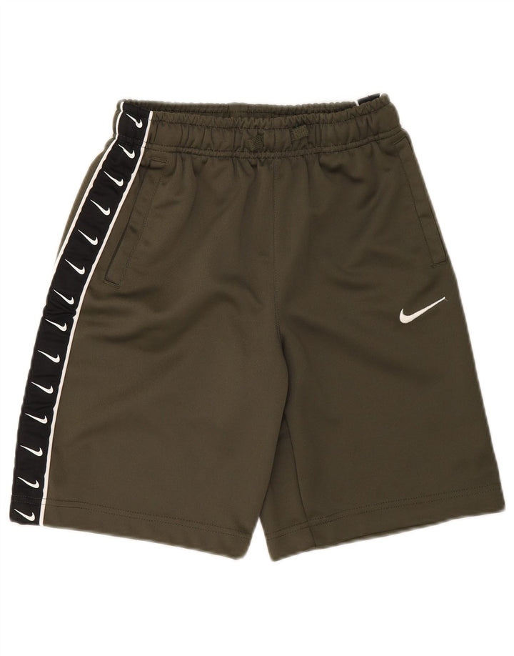 Nike Pantalones cortos deportivos gráficos para niños 12-13 años Grande Caqui Poliéster