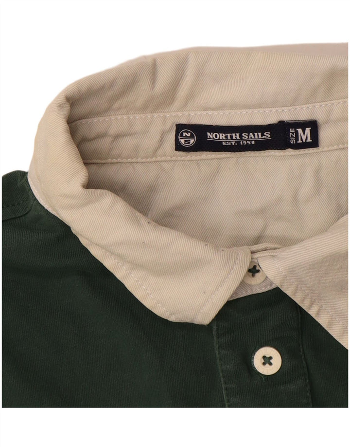 NORTH SAILS Polo para hombre color verde medio color block