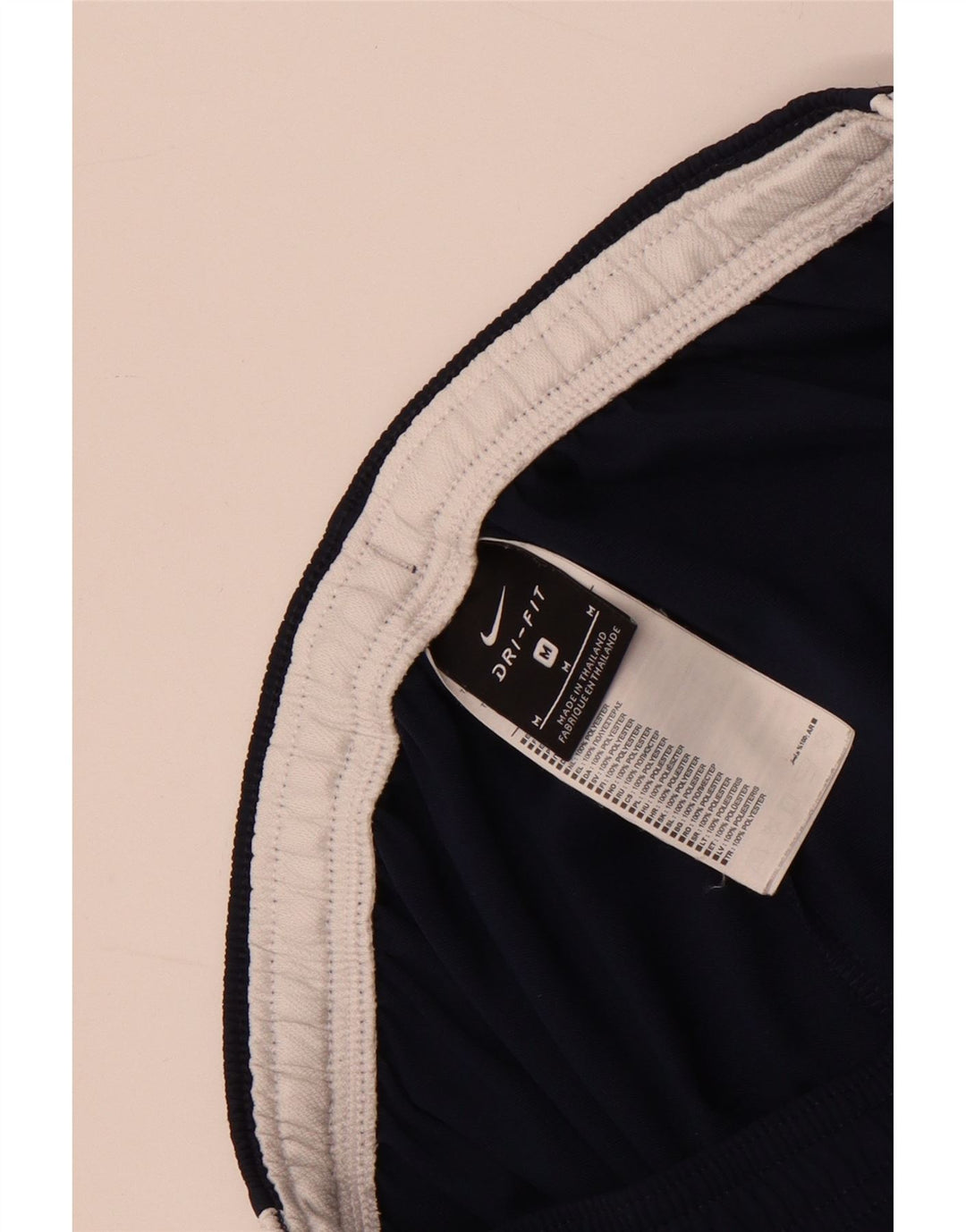 Pantalones De Chándal Nike Dri Fit Para Hombre Poliéster Color Block Azul Marino Medio