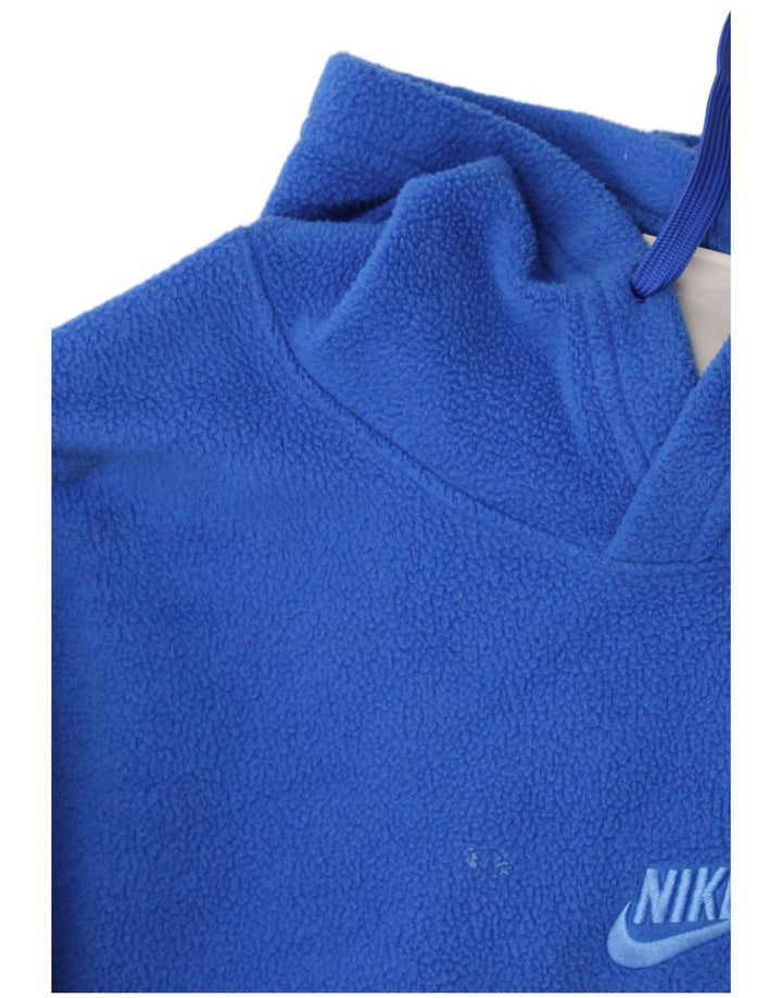 Jersey de forro polar con capucha Nike para hombre XS Azul Poliéster