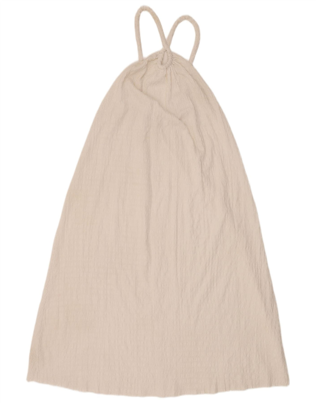 Zara Mujer Vestido Halter Tent Reino Unido 44 Medio Blanco