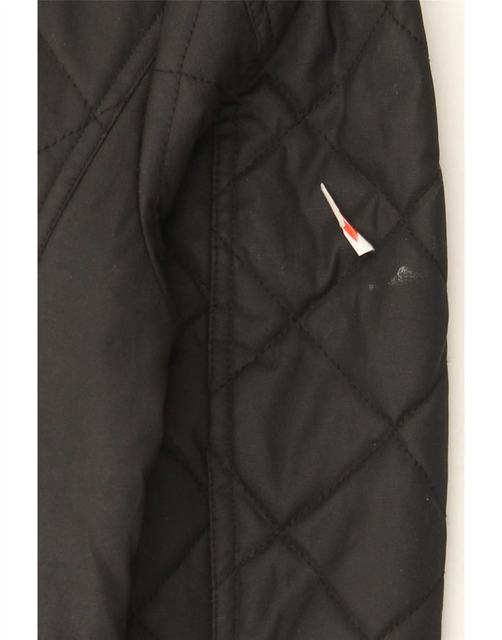 Asociación de Polo de EE. UU. Chaqueta acolchada para hombre UK 38 Mediana Algodón negro