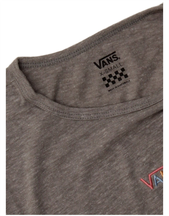 VANS Camiseta para mujer Top UK 4 XS Gris moteado