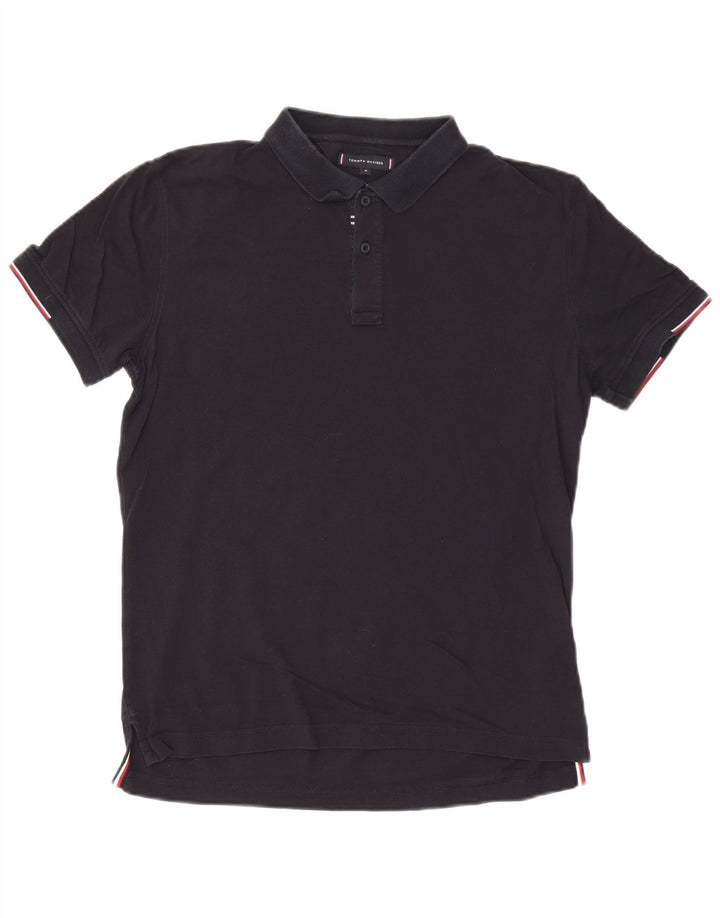 Tommy Hilfiger Polo de corte regular para hombre de algodón azul marino medio