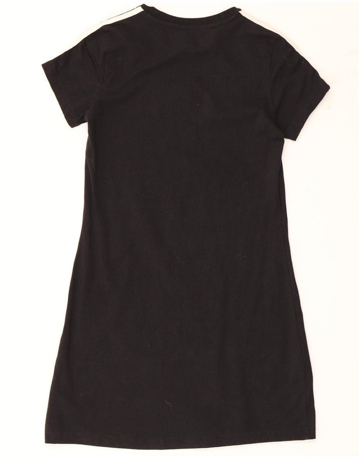 ADIDAS Vestido camiseta gráfico niña 11-12 años Negro Algodón