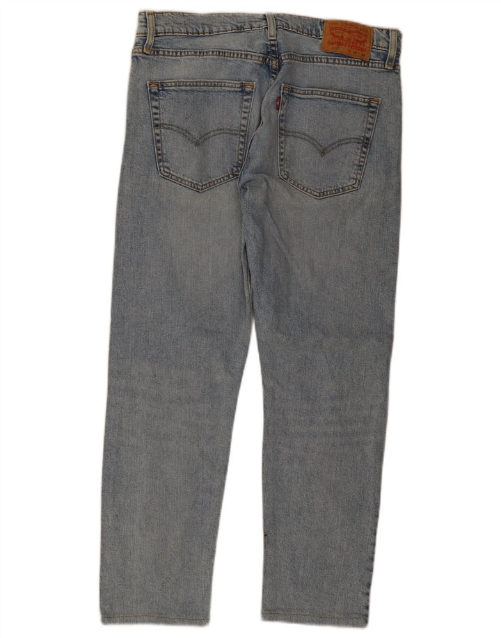 Levi's Hombre 512 Vaqueros cónicos delgados desgastados W33 L27 Azul