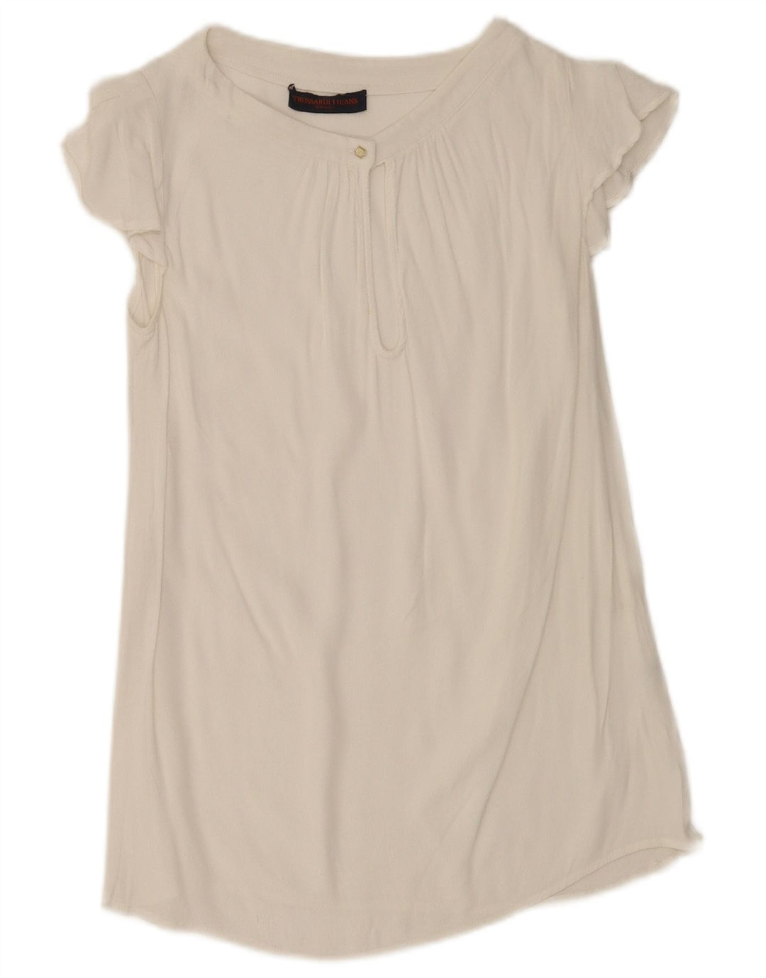 Blusa larga para mujer Trussardi Jeans IT 38 XS Blanco