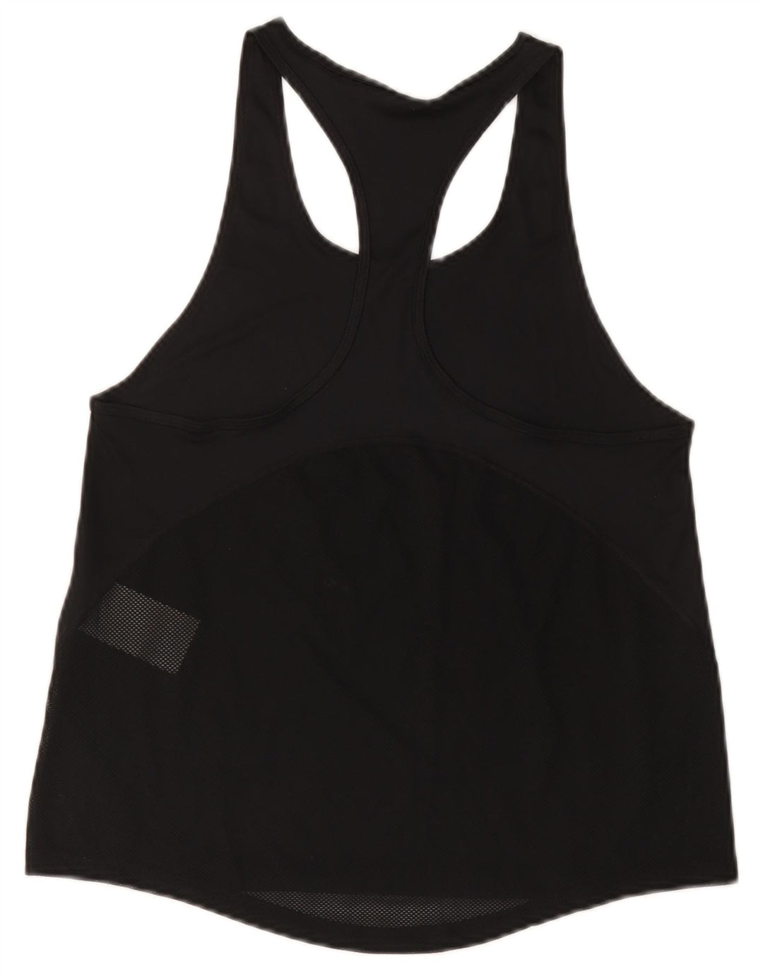 Nike Mujer Dri Fit Chaleco Top UK 10 Pequeño Poliéster Negro