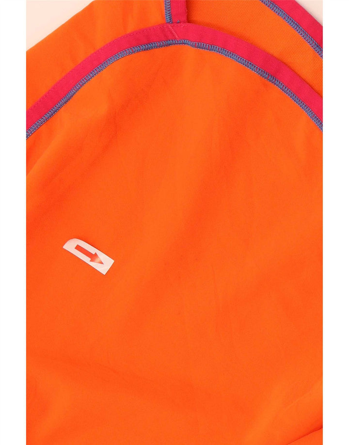 Under Armour Pantalones cortos deportivos para mujer UK 8 Small Naranja Poliéster a rayas